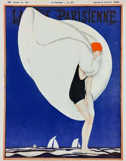Roaring Twenties 1920s La Vie Parisienne 1920 Octobre 2 | Roaring 1920s Ad Art and Magazine Cover Art