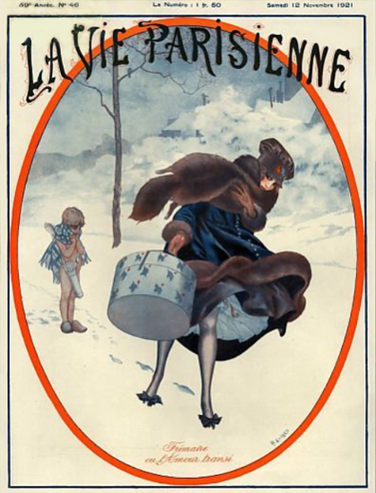 Roaring Twenties 1920s La Vie Parisienne 1921 L Amour | Roaring 1920s Ad Art and Magazine Cover Art