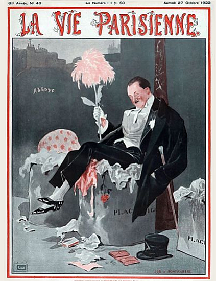 Roaring Twenties 1920s La Vie Parisienne 1923 Octobre 27 | Roaring 1920s Ad Art and Magazine Cover Art