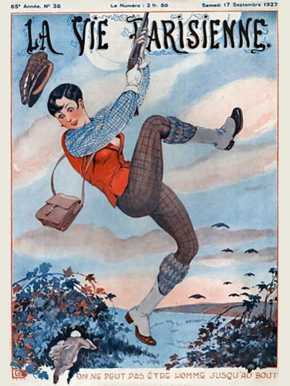 Roaring Twenties 1920s La Vie Parisienne 1927 Septembre 17 | Roaring 1920s Ad Art and Magazine Cover Art