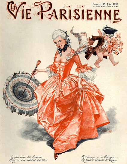 Roaring Twenties 1920s La Vie Parisienne 1929 Juin 22 | Roaring 1920s Ad Art and Magazine Cover Art