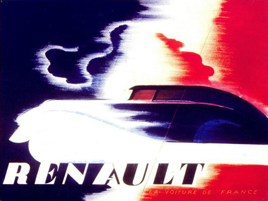 Roaring Twenties 1920s Renault 1925 Tricolor | Roaring 1920s Ad Art and Magazine Cover Art