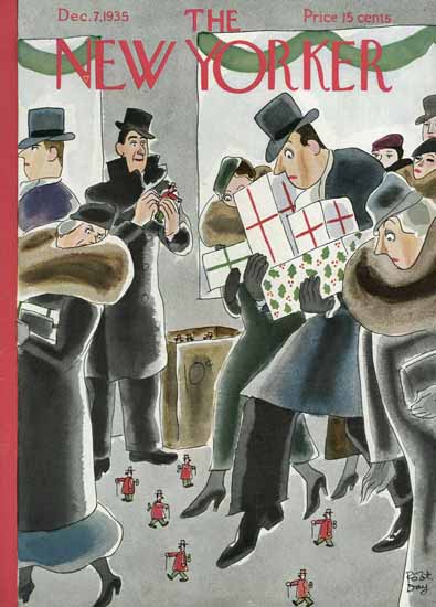 Robert James Day The New Yorker 1935_12_07 Copyright | The New Yorker Graphic Art Covers 1925-1945
