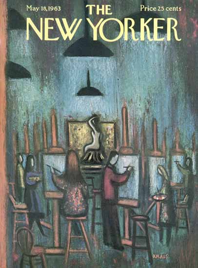 Robert Kraus The New Yorker 1963_05_18 Copyright | The New Yorker Graphic Art Covers 1946-1970