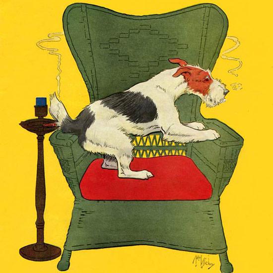 Robert L Dickey Life Humor Magazine 1927-02-24 Copyright crop | Best of 1920s Ad and Cover Art