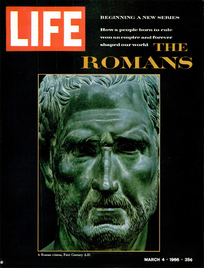Roman Empire 4 Mar 1966 Copyright Life Magazine | Life Magazine Color Photo Covers 1937-1970