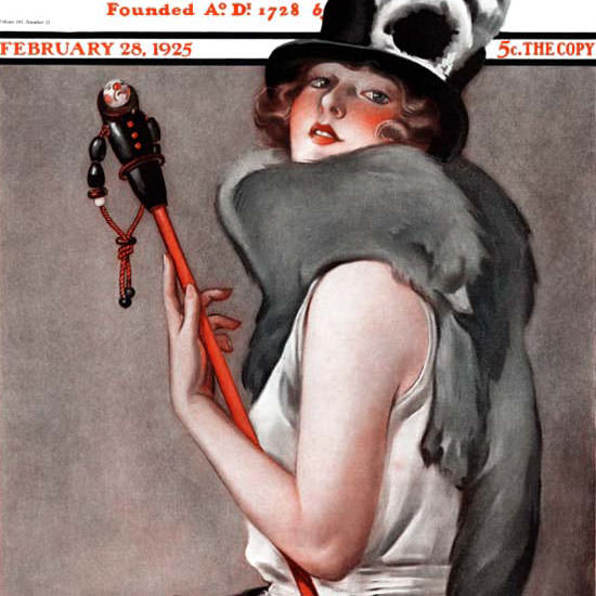 Roy Best Artist Saturday Evening Post 1925_02_28 Copyright crop | Best of 1920s Ad and Cover Art