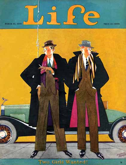 Russell Patterson Life Humor Magazine 1928-03-22 Copyright | Life Magazine Graphic Art Covers 1891-1936