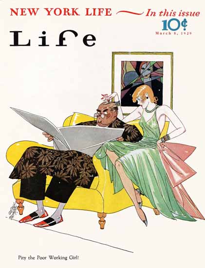 Russell Patterson Life Humor Magazine 1929-03-08 Copyright Sex Appeal | Sex Appeal Vintage Ads and Covers 1891-1970