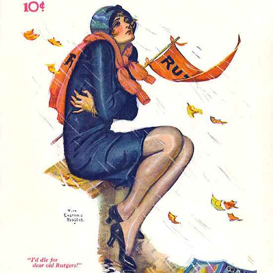 Ruth Eastman Rodgers Life Humor Magazine 1929-10-25 Copyright crop | Best of Vintage Cover Art 1900-1970