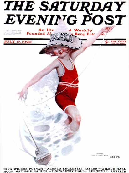 Sarah Stilwell-Weber Artist Saturday Evening Post 1920_07_17 | The Saturday Evening Post Graphic Art Covers 1892-1930