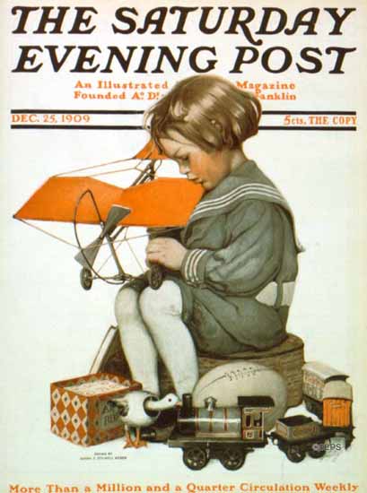 Sarah Stilwell-Weber Cover Artist Saturday Evening Post 1909_12_25 | The Saturday Evening Post Graphic Art Covers 1892-1930