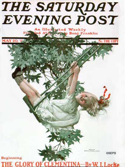 Sarah Stilwell-Weber Cover Artist Saturday Evening Post 1911_05_20 | The Saturday Evening Post Graphic Art Covers 1892-1930
