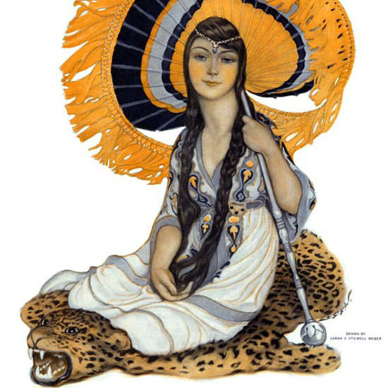 Sarah Stilwell-Weber Saturday Evening Post 1916_07_29 Copyright crop | Best of Vintage Cover Art 1900-1970