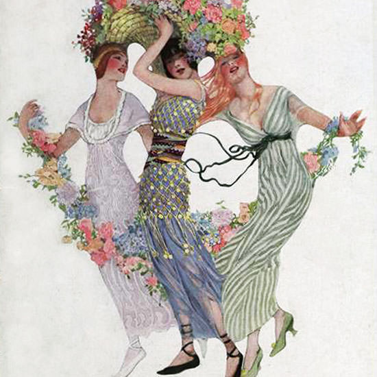 Sarah Stilwell Weber Vogue Cover 1913-06-15 Copyright crop | Best of Vintage Cover Art 1900-1970