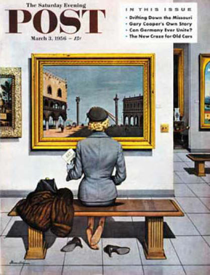 Saturday Evening Post Copyright 1956 Art Lover Museum | Vintage Ad and Cover Art 1891-1970