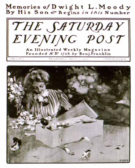 Saturday Evening Post Cover 1900_04_07 | The Saturday Evening Post Graphic Art Covers 1892-1930