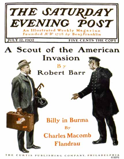 Saturday Evening Post Cover Art 1902_07_12 | The Saturday Evening Post Graphic Art Covers 1892-1930