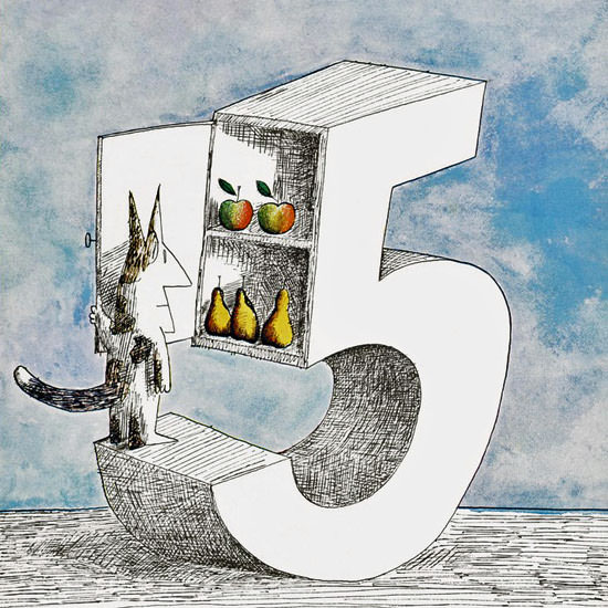 Saul Steinberg The New Yorker 1970_07_18 Copyright crop | Best of 1960s Ad and Cover Art