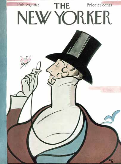 Signature Display Typeface of The New Yorker 1962_02_24 Copyright | The New Yorker Graphic Art Covers 1946-1970