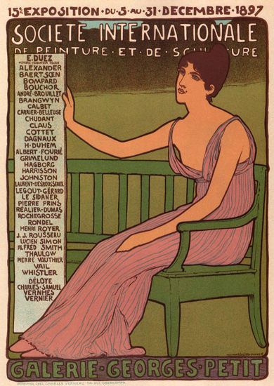 Societe Int De Peinture Et De Sculpture 1897 | Sex Appeal Vintage Ads and Covers 1891-1970