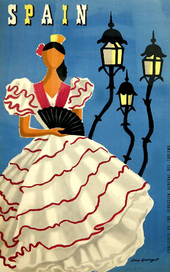 Spain Direccion General Del Turismo Flamenco | Sex Appeal Vintage Ads and Covers 1891-1970