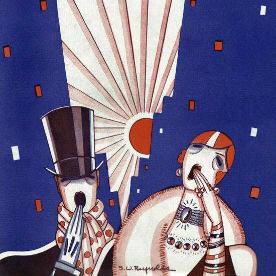Stanley W Reynolds The New Yorker 1926_03_06 Copyright crop | Best of 1920s Ad and Cover Art