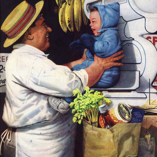 Stevan Dohanos Saturday Evening Post 1952_04_05 Copyright crop | Best of 1950s Ad and Cover Art