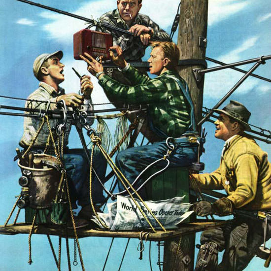 Stevan Dohanos Saturday Evening Post 1952_10_04 Copyright crop | Best of 1950s Ad and Cover Art