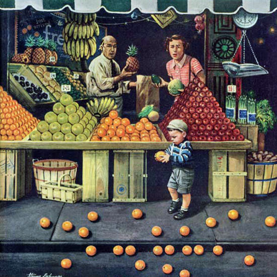 Stevan Dohanos Saturday Evening Post 1953_09_19 Copyright crop | Best of 1950s Ad and Cover Art