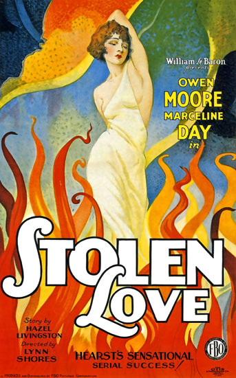 Stolen Love Owen Moore Marceline Day Movie 1928 | Sex Appeal Vintage Ads and Covers 1891-1970
