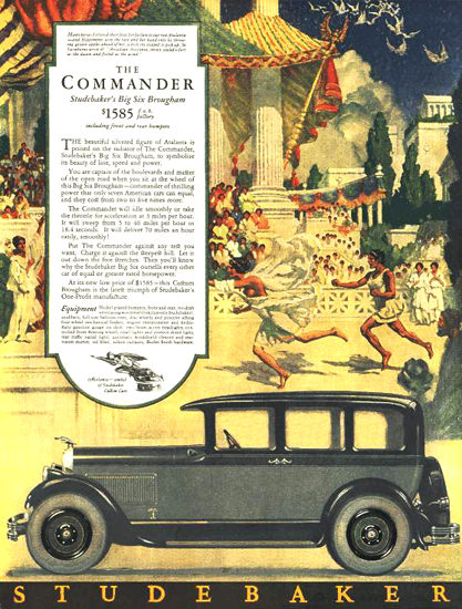 Studebaker Commander Big Six Brougham 1927 | Vintage Cars 1891-1970