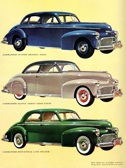 Studebaker Commander Models 1942 | Vintage Cars 1891-1970