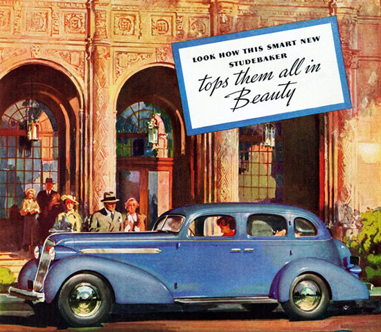 Studebaker President Cruising Sedan 1936 Blue | Vintage Cars 1891-1970