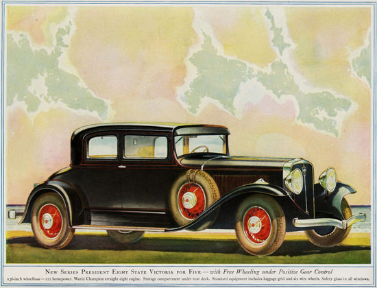 Studebaker President Eight State Victoria 1931 | Vintage Cars 1891-1970