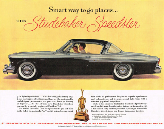 Studebaker Speedster 1955 Black | Vintage Cars 1891-1970