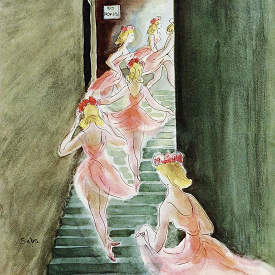 Susanne Suba The New Yorker 1963_03_02 Copyright crop | Best of 1960s Ad and Cover Art