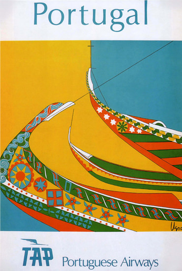 TAP Portuguese Airways Portugal | Vintage Travel Posters 1891-1970