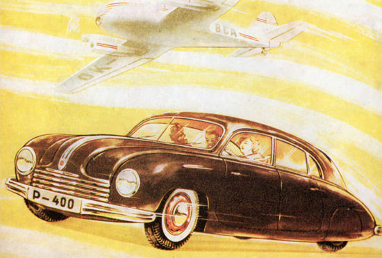 Tatra T 600 Tatraplan 1949 Airplane | Vintage Cars 1891-1970