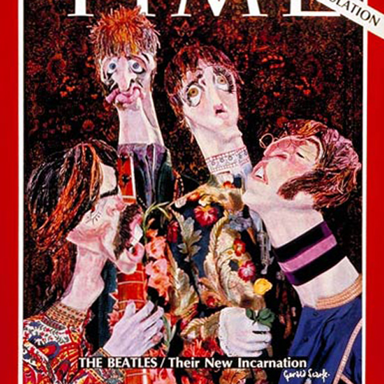 The Beatles Time Magazine 1967-09 crop | Best of 1960s Ad and Cover Art