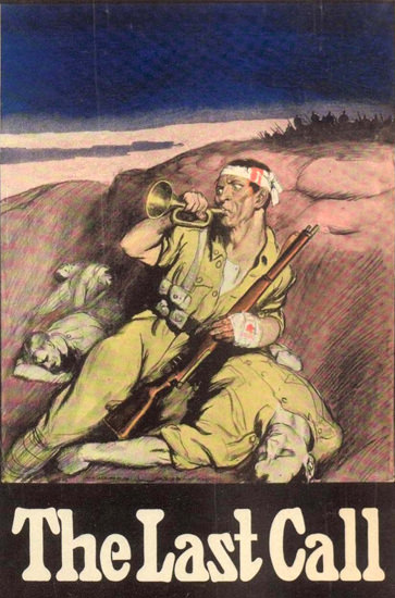 The Last Call War Recruiting Australia | Mad Men Art | Vintage Ad Art ...