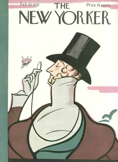 The New Yorker Magazine Cover 1932_02_20 Copyright | The New Yorker Graphic Art Covers 1925-1945