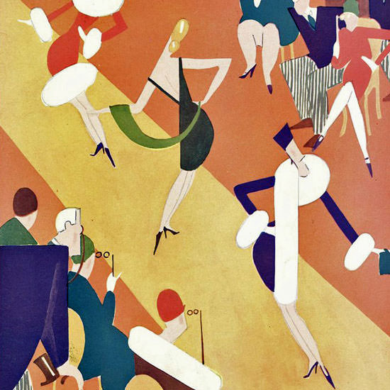 Theodore G Haupt The New Yorker 1927_10_15 Copyright crop | Best of Vintage Cover Art 1900-1970