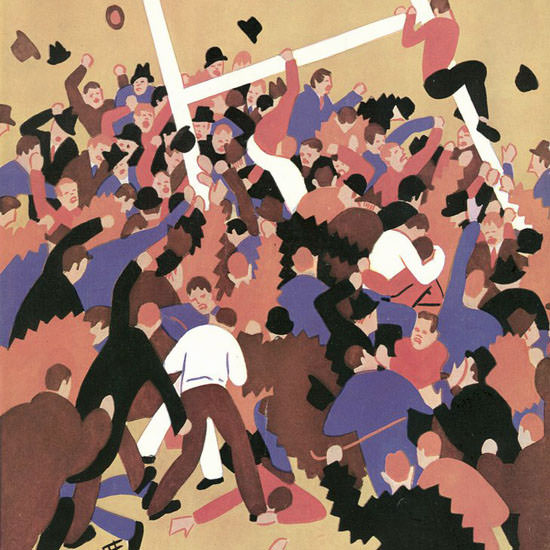 Theodore G Haupt The New Yorker 1930_11_15 Copyright crop | Best of Vintage Cover Art 1900-1970