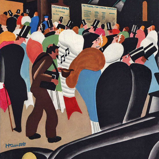 Theodore G Haupt The New Yorker 1931_02_28 Copyright crop | Best of 1930s Ad and Cover Art