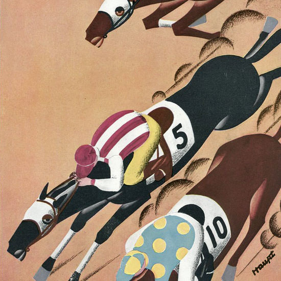 Theodore G Haupt The New Yorker 1931_08_08 Copyright crop | Best of Vintage Cover Art 1900-1970