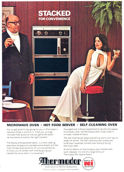 Thermodor Microwave Stacked For Convenience | Sex Appeal Vintage Ads and Covers 1891-1970