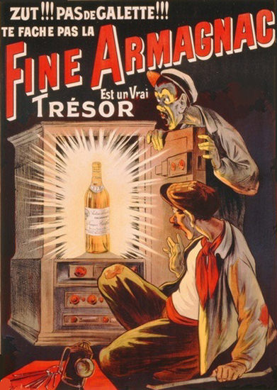 Tresor Fine Armagnac Brandy | Vintage Ad and Cover Art 1891-1970