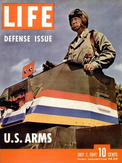 US Arms Defense Issue 7 Jul 1941 Copyright Life Magazine | Life Magazine Color Photo Covers 1937-1970
