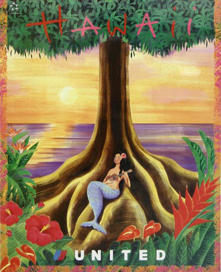 United Air Lines Hawaii | Sex Appeal Vintage Ads and Covers 1891-1970